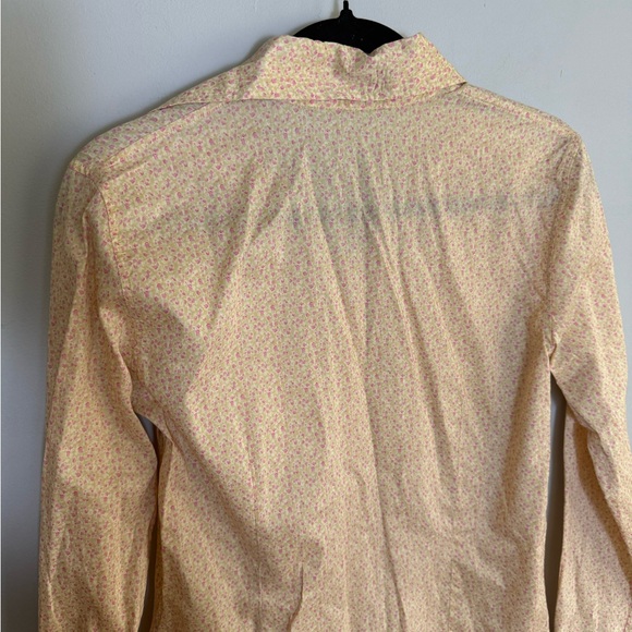 Barney’s New York button down women’s flower shirt size L - Picture 9 of 10